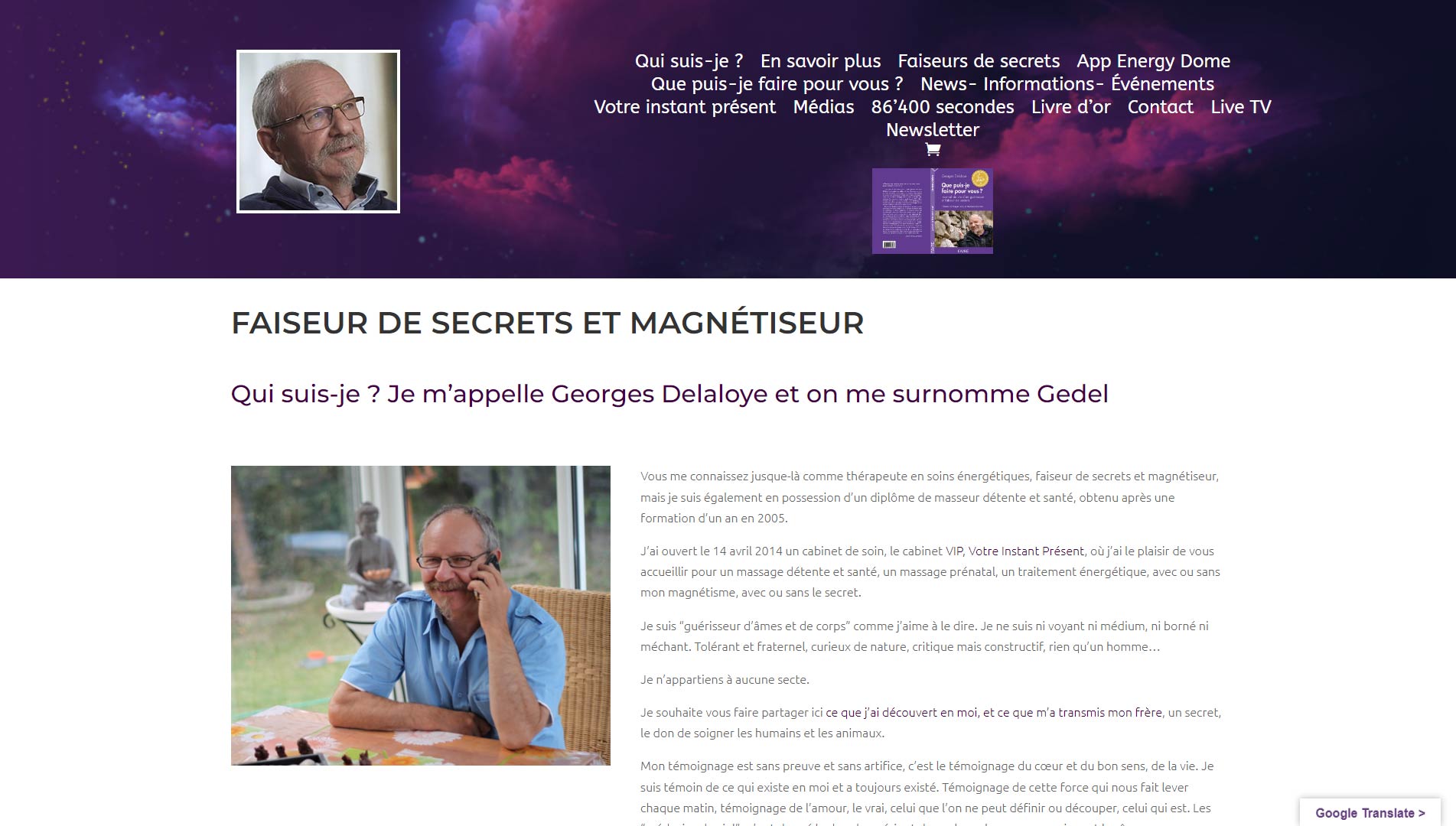 homepage Georges Delalyoe