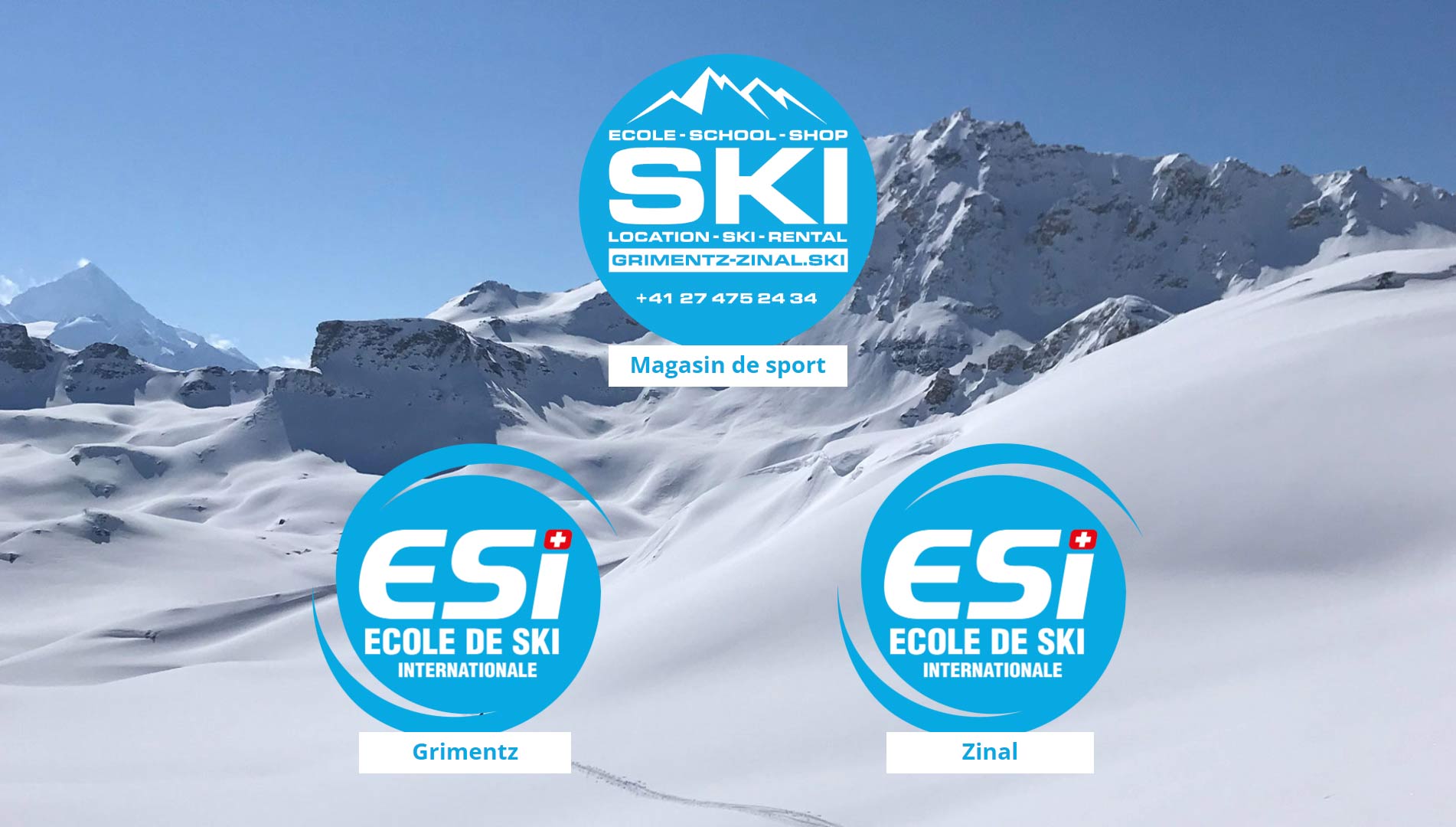 Homepage Ecole de ski international Grimentz Zinal