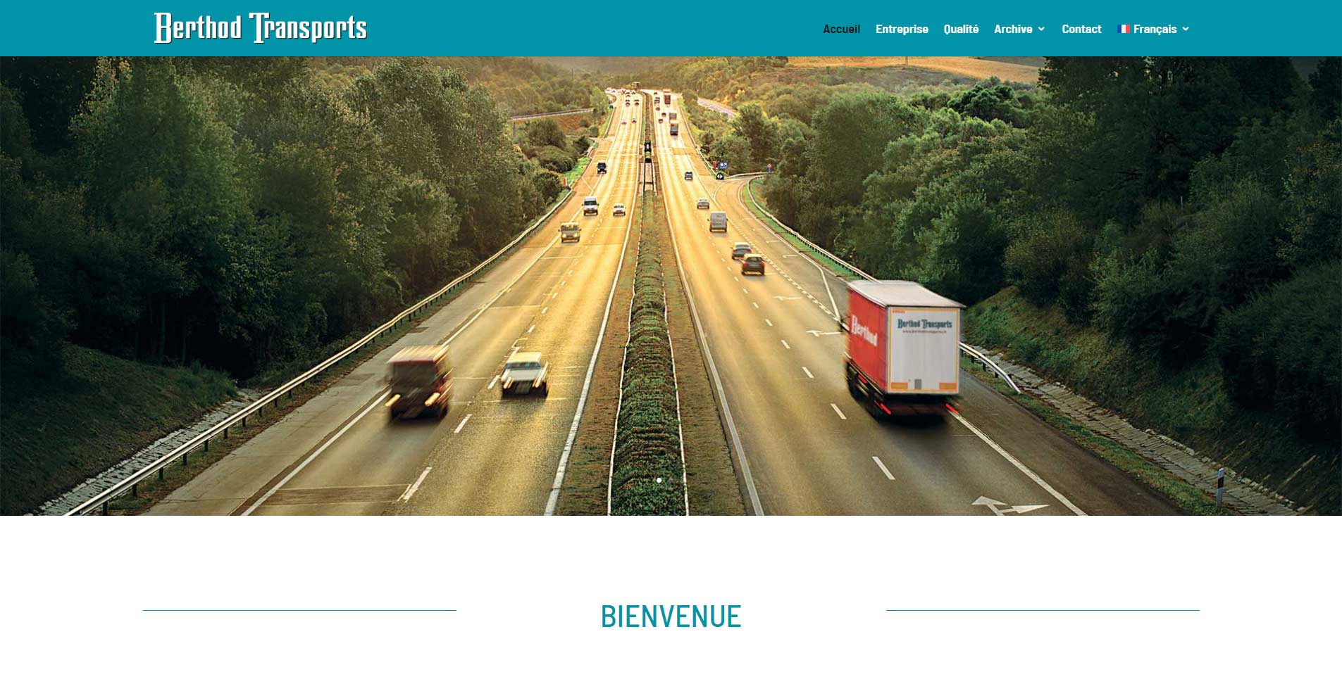 Homepage Berthod Transports